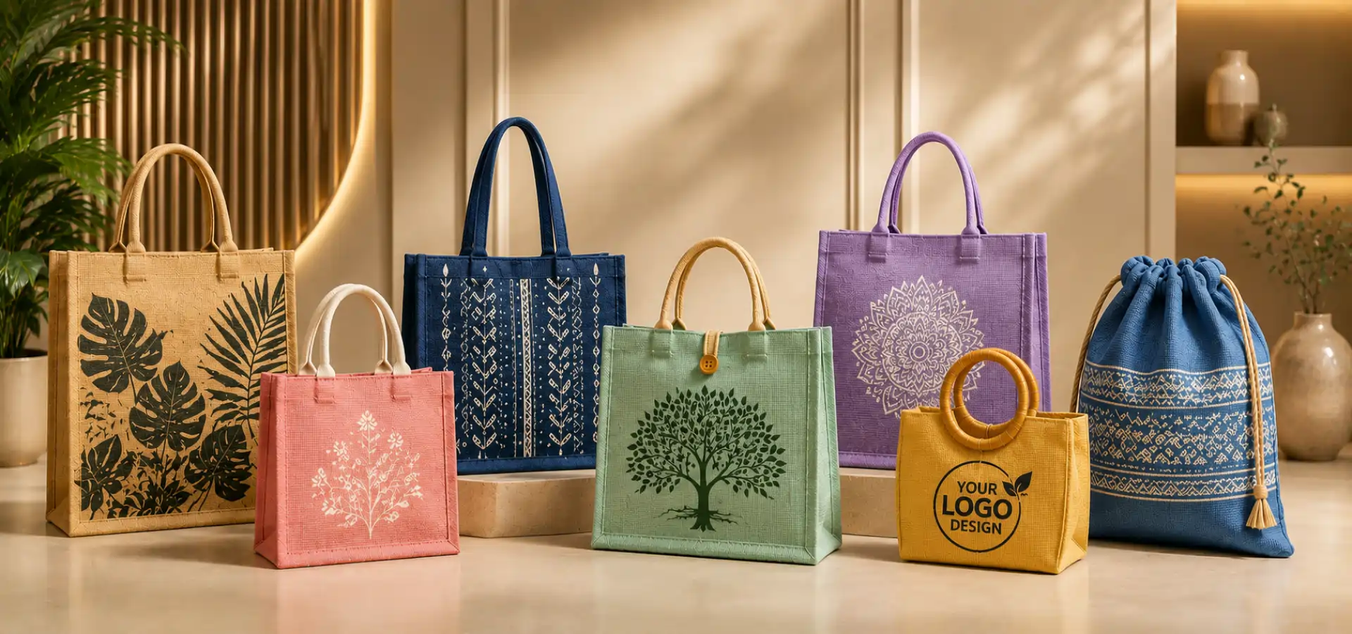 Jute bags manufacturer Kolkata India - Vadalo Ventures wholesale export MOQ 500 pcs