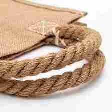 Rope handles jute bags