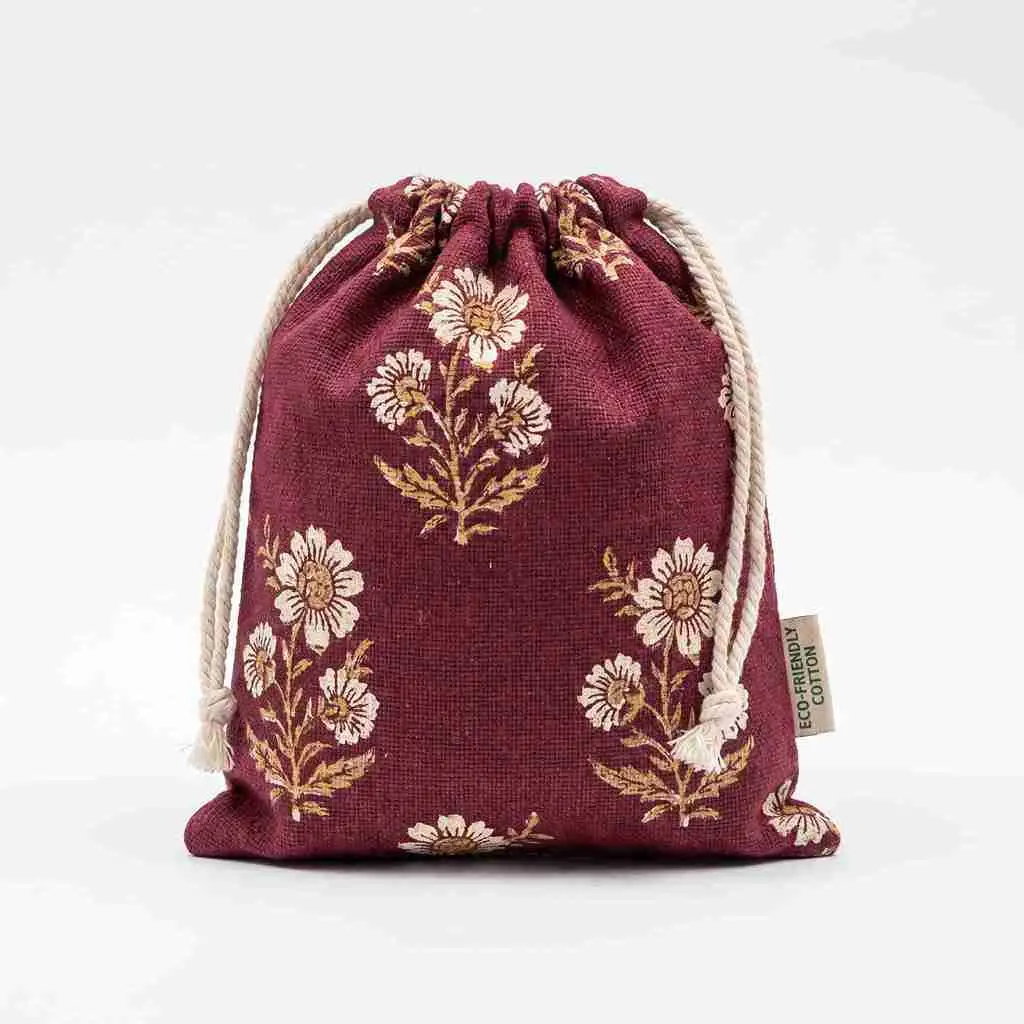Cotton drawstring bag bulk export